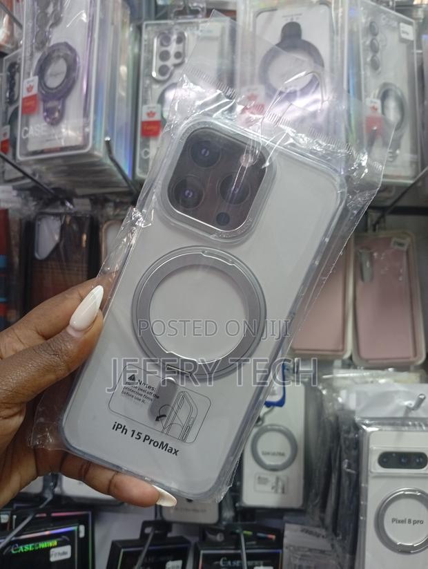 Clear Protective Phone Case Designed for the iPhone 15 Pro Max. - thumbnail 2