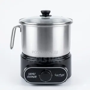 Signature Electric Automatic Ugali Cooker Stainless Steel.