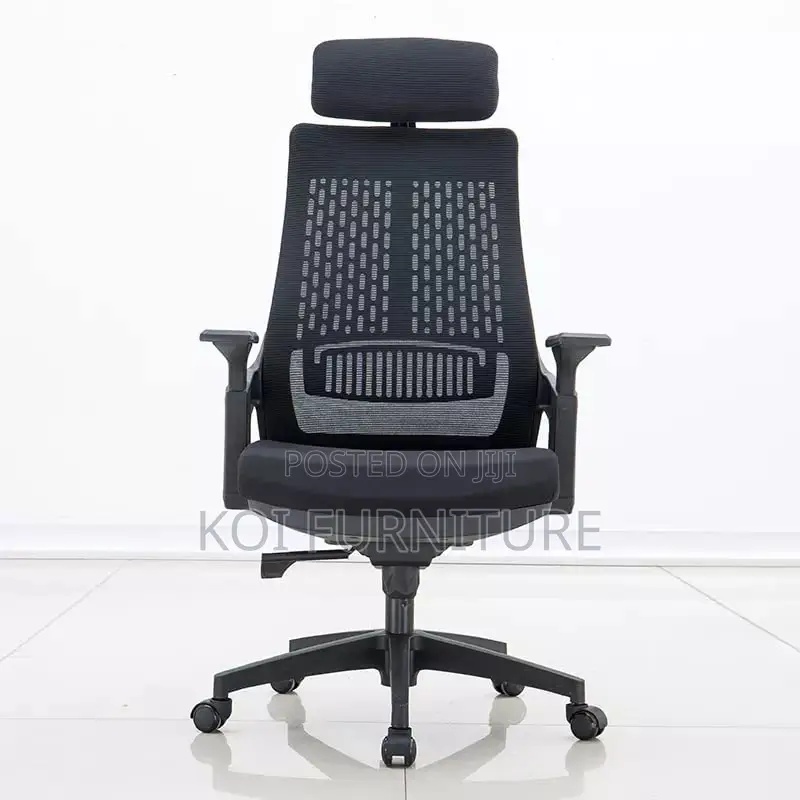 Office Chair : Crosby High-Back Ergonomic Office Chair.