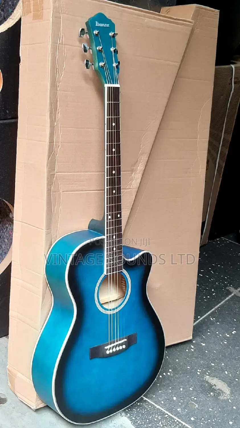 40 Inches Box Acoustic Guitar ( Blue)