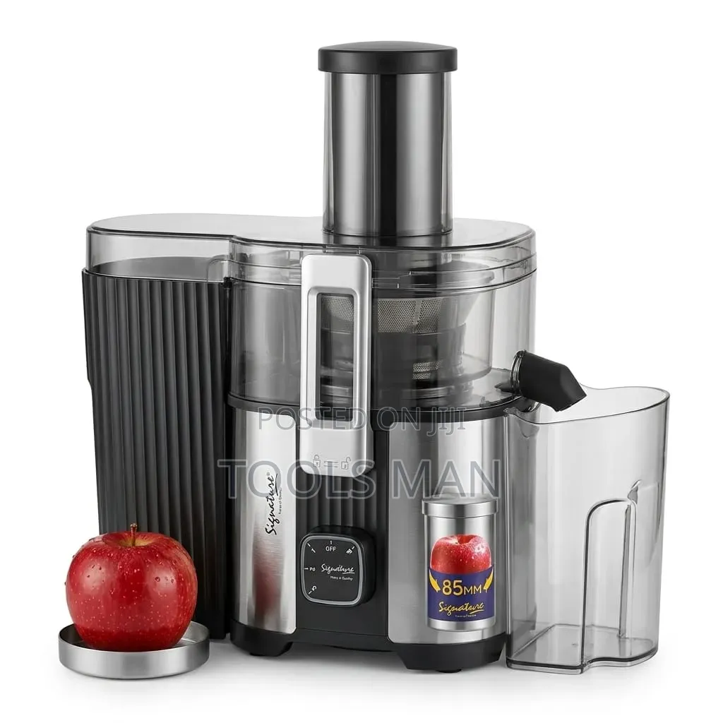 Signature Centrifugal Juicer 85mm Wide Chute Stainless Steel.