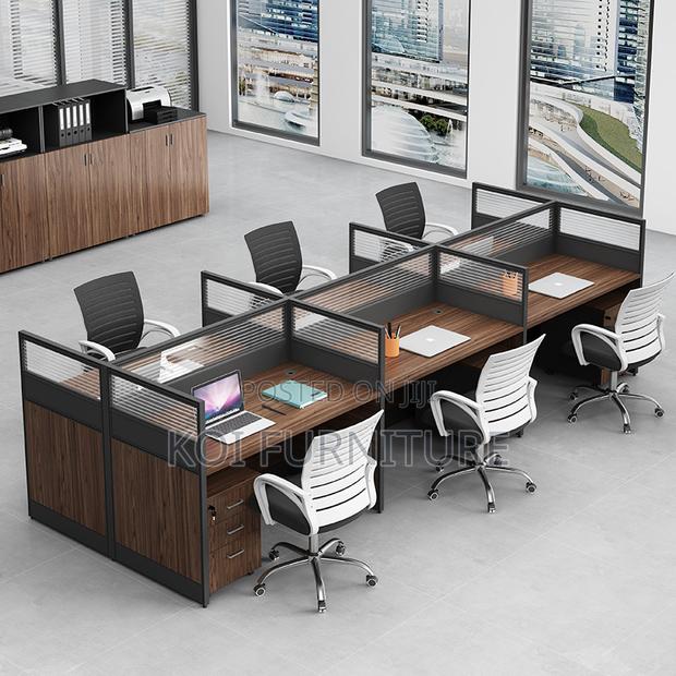 Office Chair : 6-Way Modular Office Workstation. - thumbnail 4