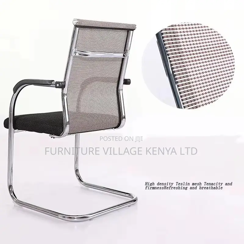 Breathable Arm Mesh Guest Office Seat