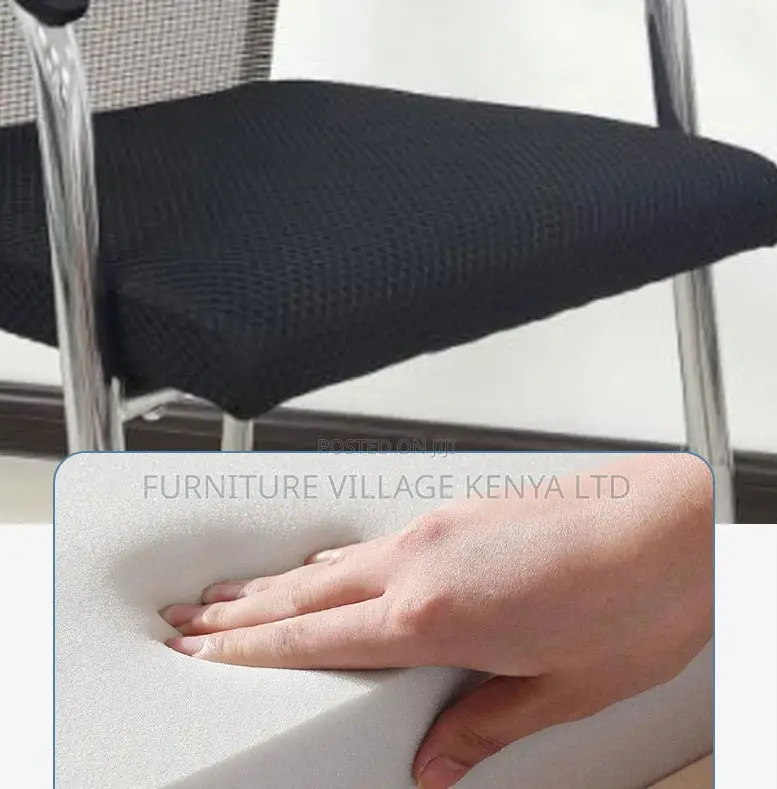 Breathable Arm Mesh Guest Office Seat