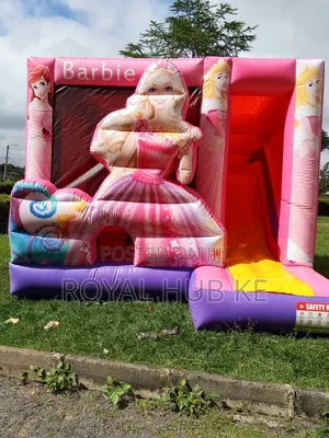 Barbie Theme Bouncing Castle