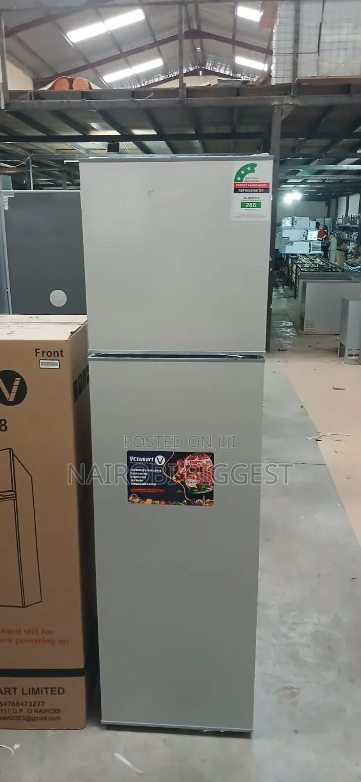 Volsmart 210litres Double Door Refrigerator