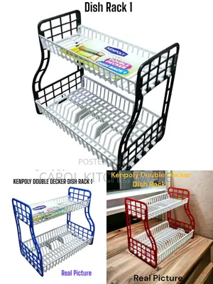 Double Decker Dish Rack/Plastic Double Decker Dish Rack