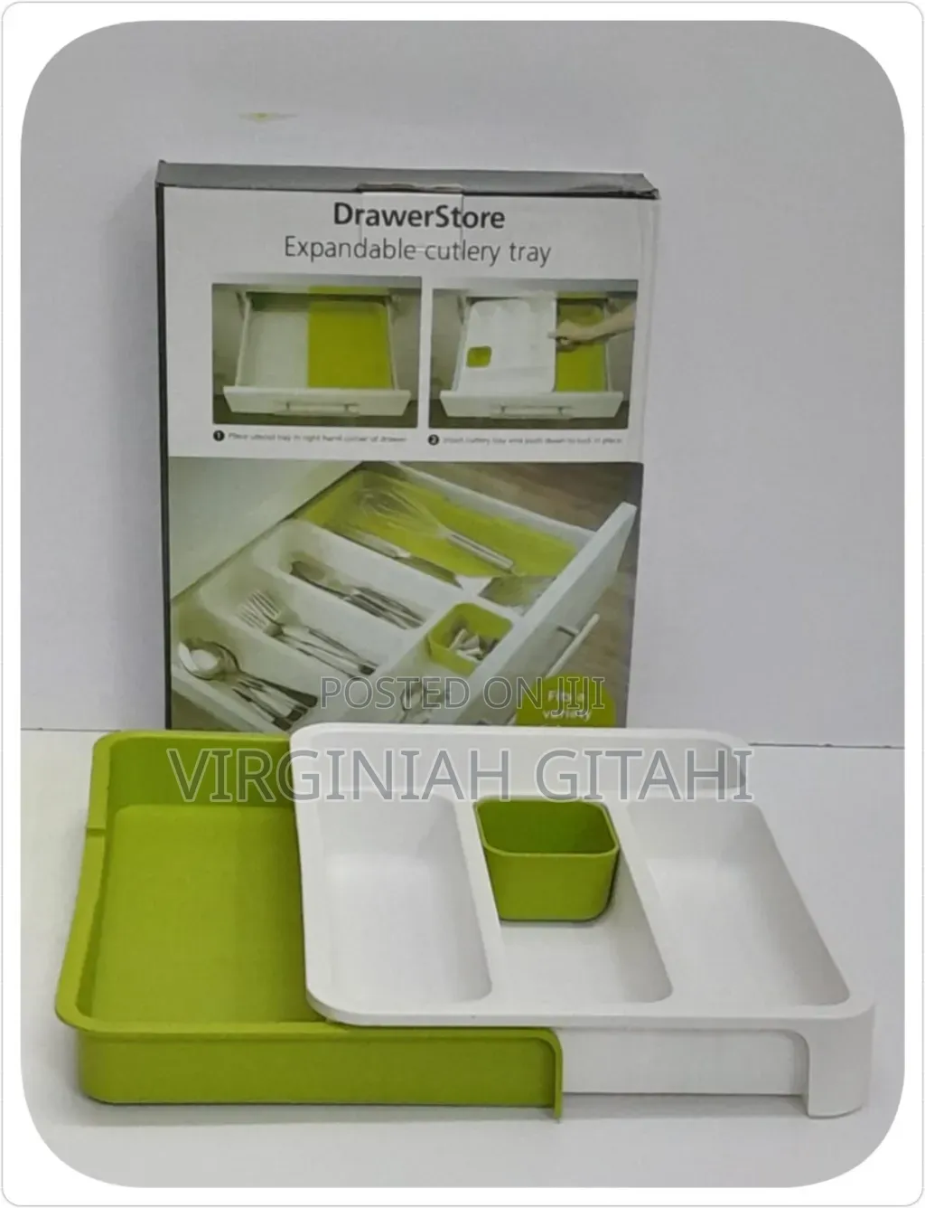 Multipurpose Plastic Cutlery Drawer Organizer