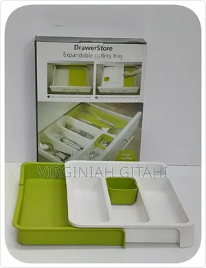 Multipurpose Plastic Cutlery Drawer Organizer