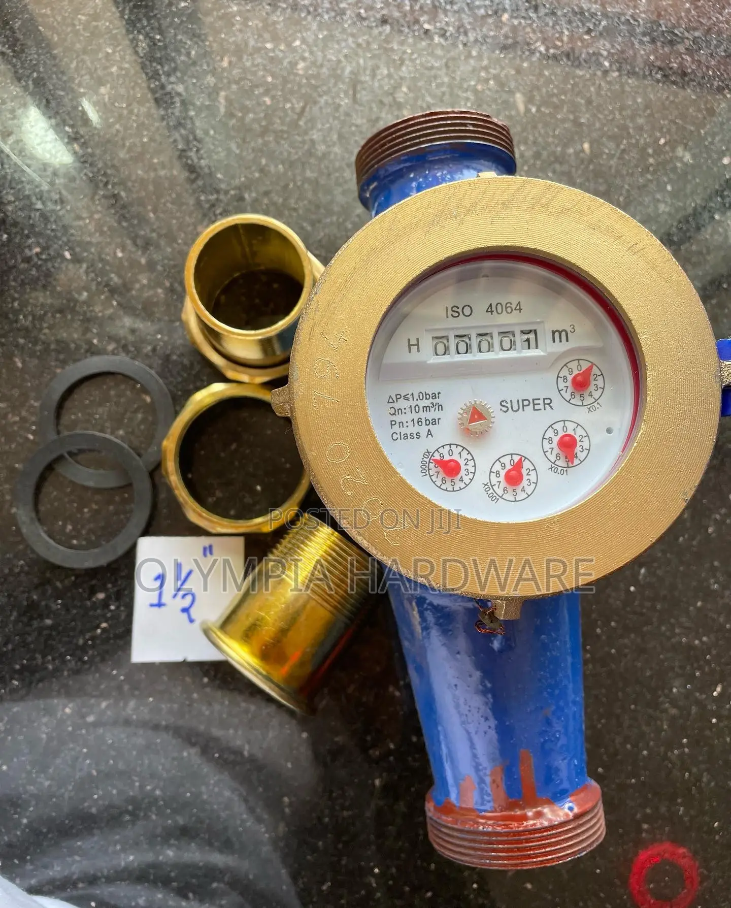 Water Meter Metallic 1,1/2