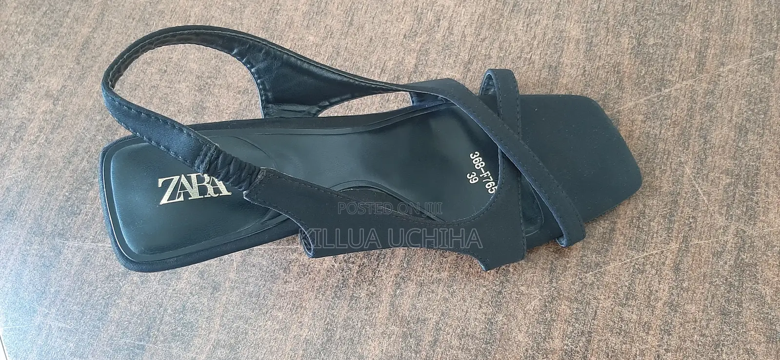 Original Zara Black Women’S Shoes Size 39 – Brand New