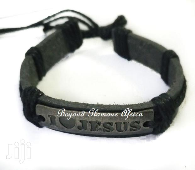 Unisex Braided Leather Bracelet
