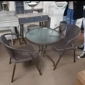 Executive Two Seater Outdoor/Balcony Set Fully Metallic