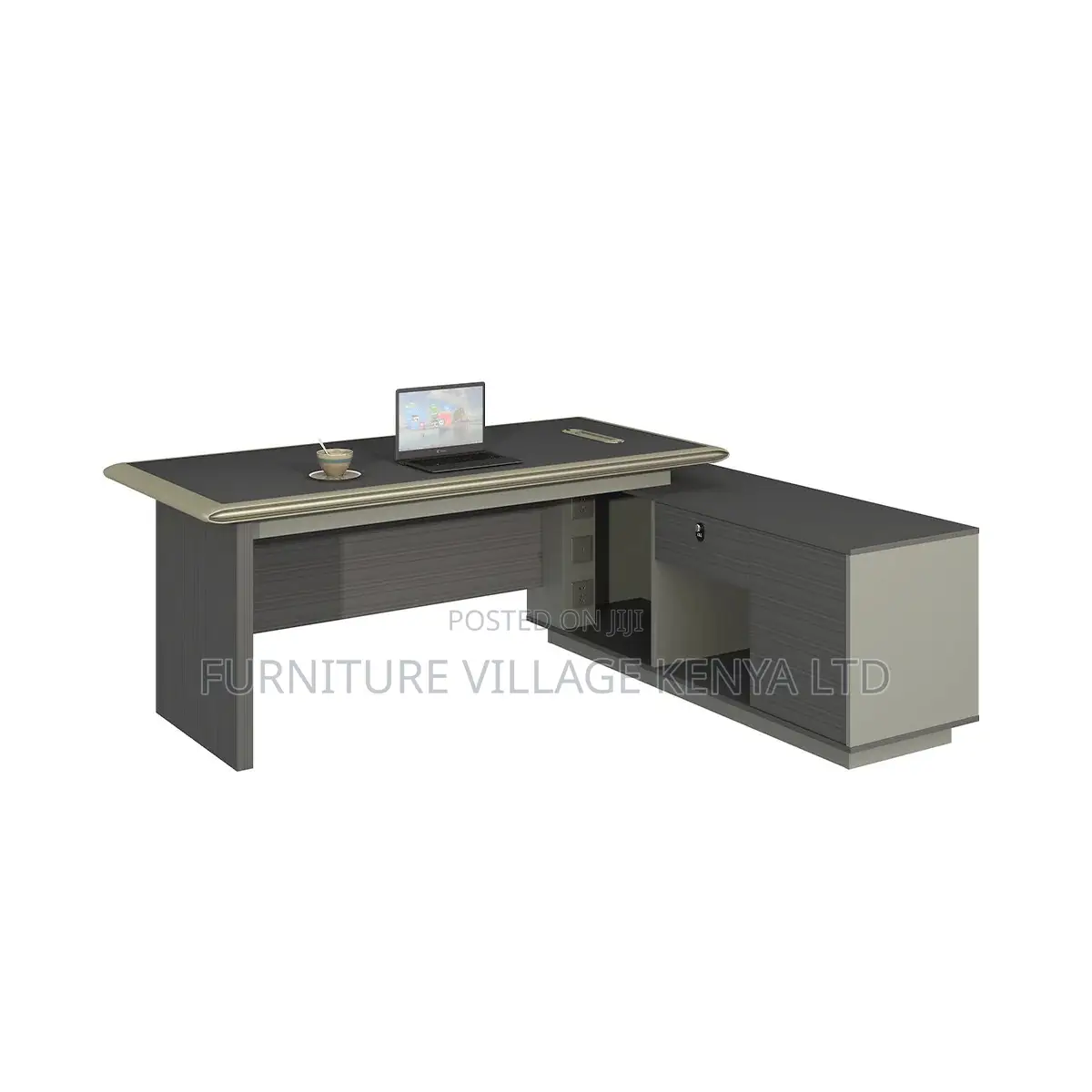 2.4 Meters Wide Executive Boss L-Shape Table