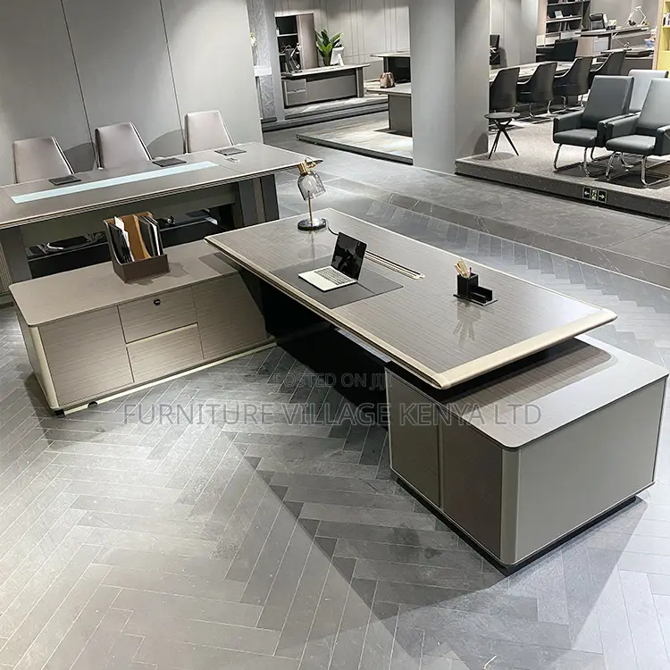 2.4 Meters Wide Executive Boss L-Shape Table