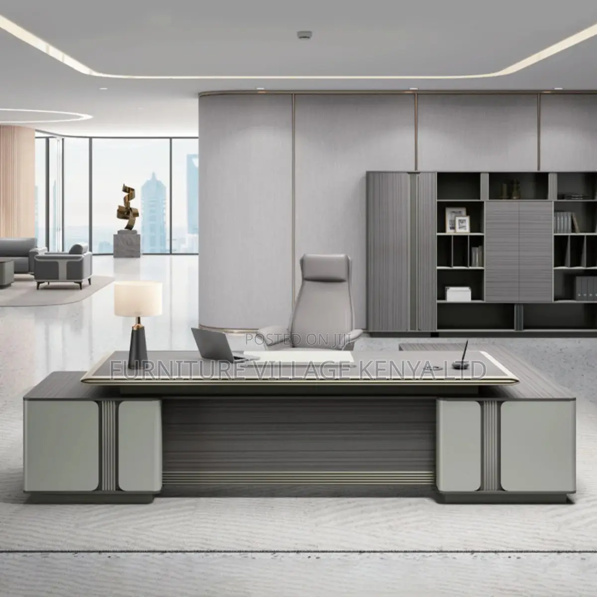 2.4 Meters Wide Executive Boss L-Shape Table