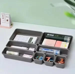 *8pcs Set Adjustable Plastic Drawer Organiser
