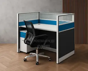 Office Workstation : 1-Way Office Workstation Desk