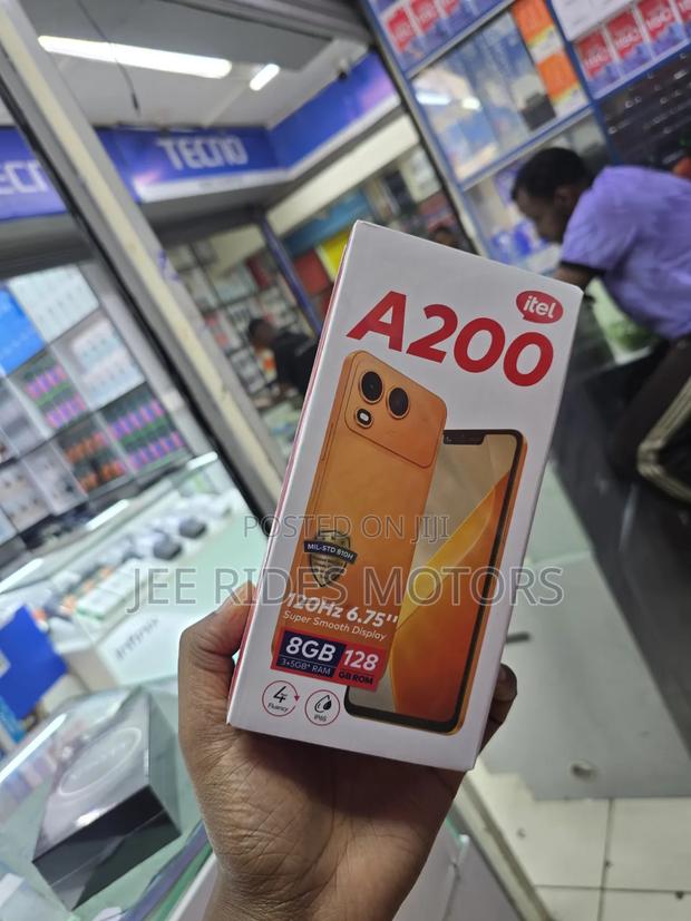 New Itel A200+ 128 GB Silver