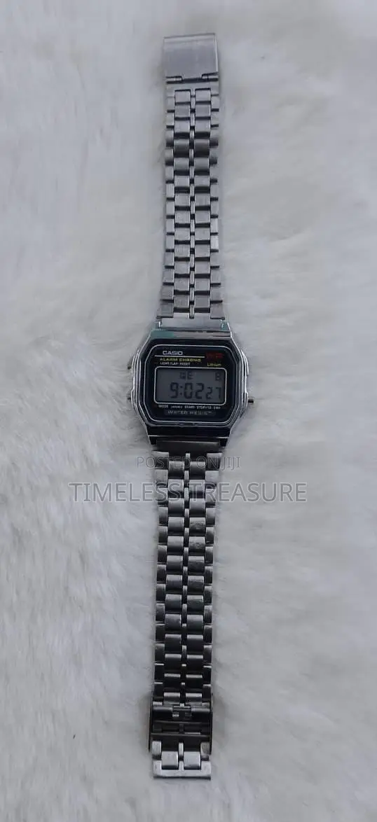 Casio Vintage a-158wa-1q Digital Grey Dial Unisex Watch (D011)