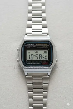 Casio Vintage a-158wa-1q Digital Grey Dial Unisex Watch (D011)