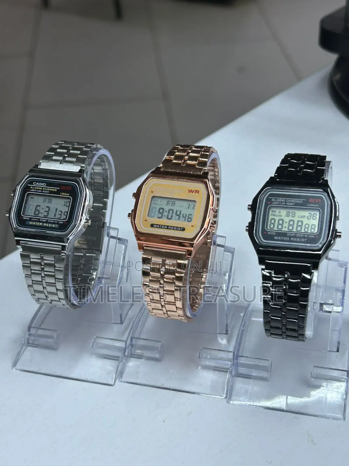 Casio Vintage a-158wa-1q Digital Grey Dial Unisex Watch (D011)