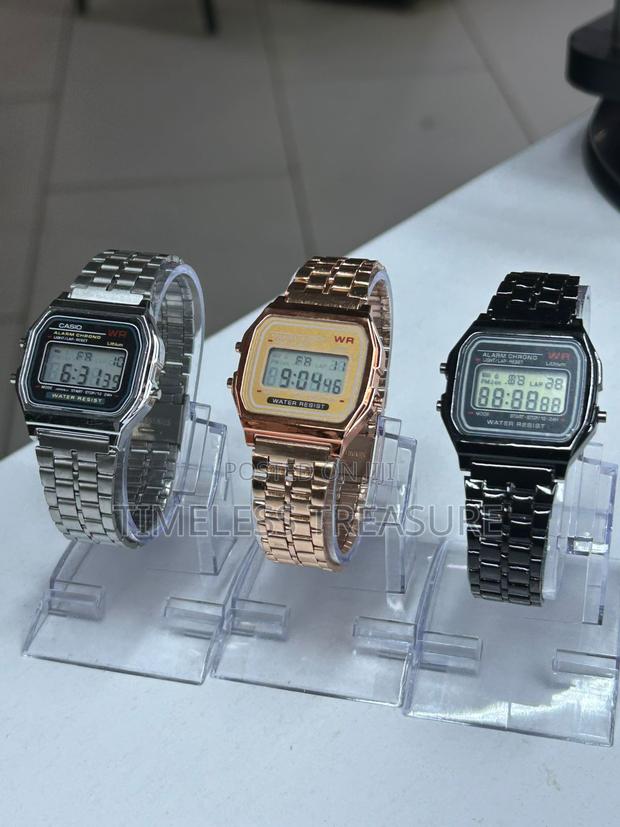 Casio Vintage a-158wa-1q Digital Grey Dial Unisex Watch (D011)