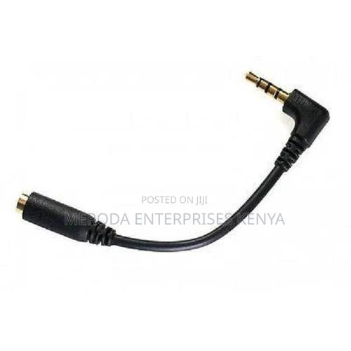 3.5mm Jack 3 Pole TRS Male to 4 Pole TRRS Female Microphone Adapter