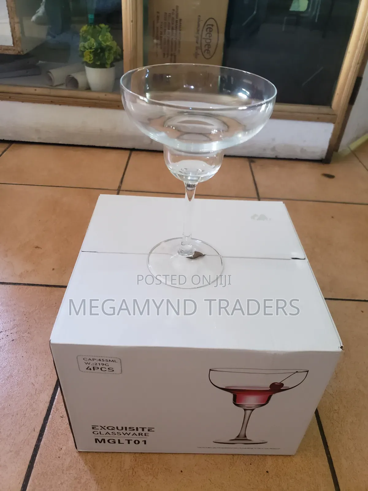 455ml Margarita Cocktails Glass 6pc / 6pc Big Cocktail Glasses 455ml