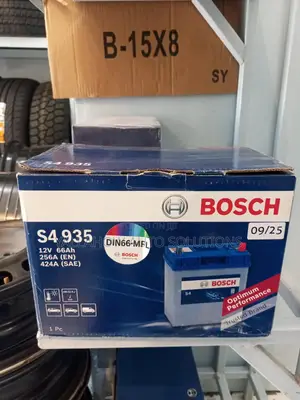 Bosch Din66 Car Battery | High Performance Maintenance-Free Battery.