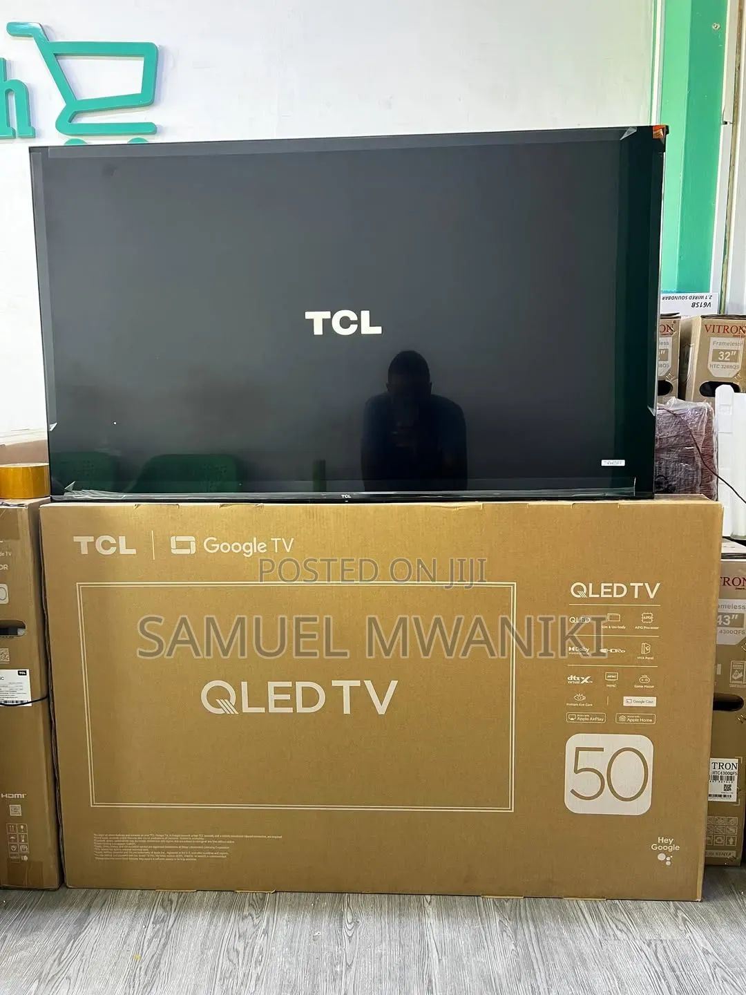 TCL 50" Qled Uhd Smart Google Tv T6d Frameless Screen (2026)