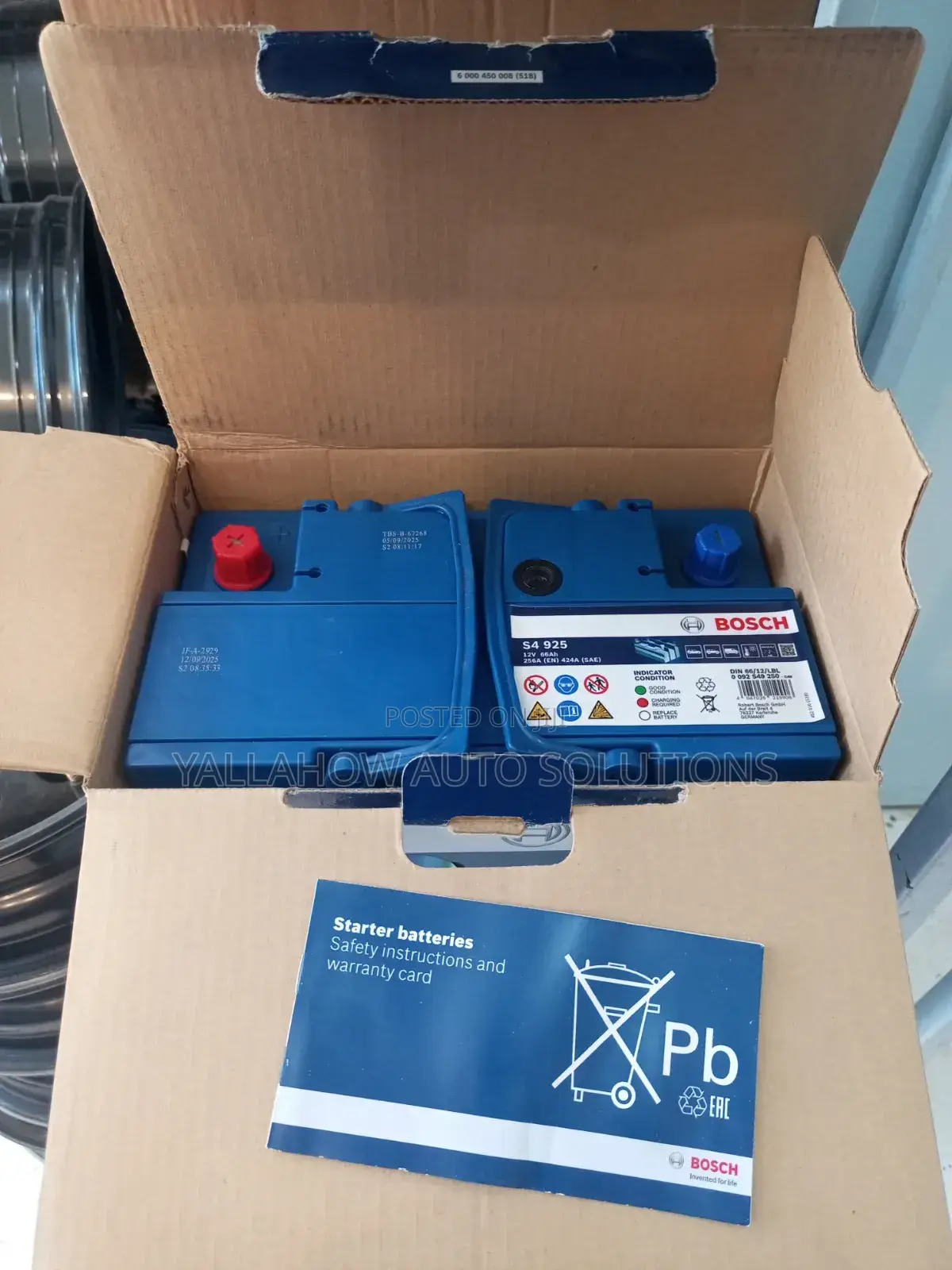 Bosch Din66 Car Battery | High Performance Maintenance-Free Battery.