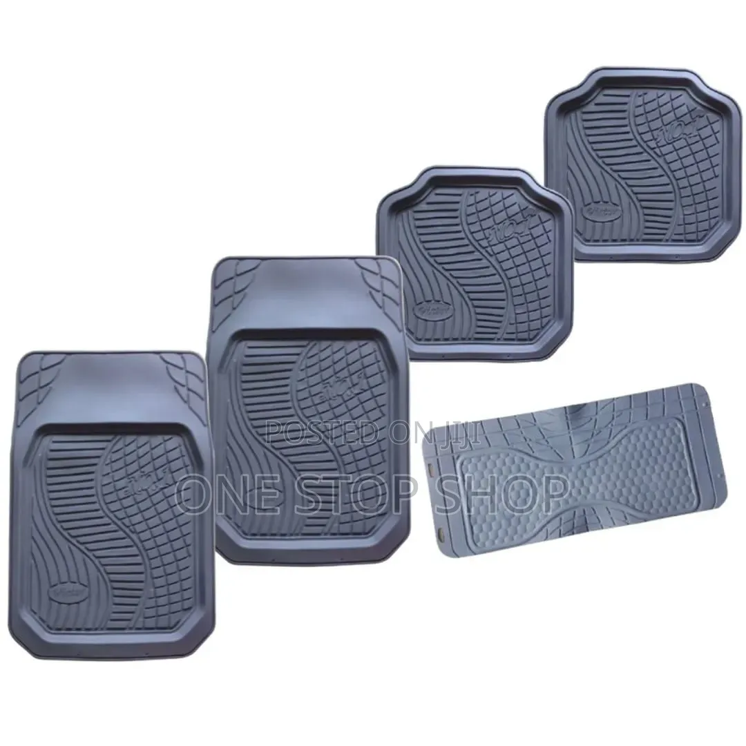 No1 Grey Mats With Deep Ridges to Trap Spills, Dust,Debris