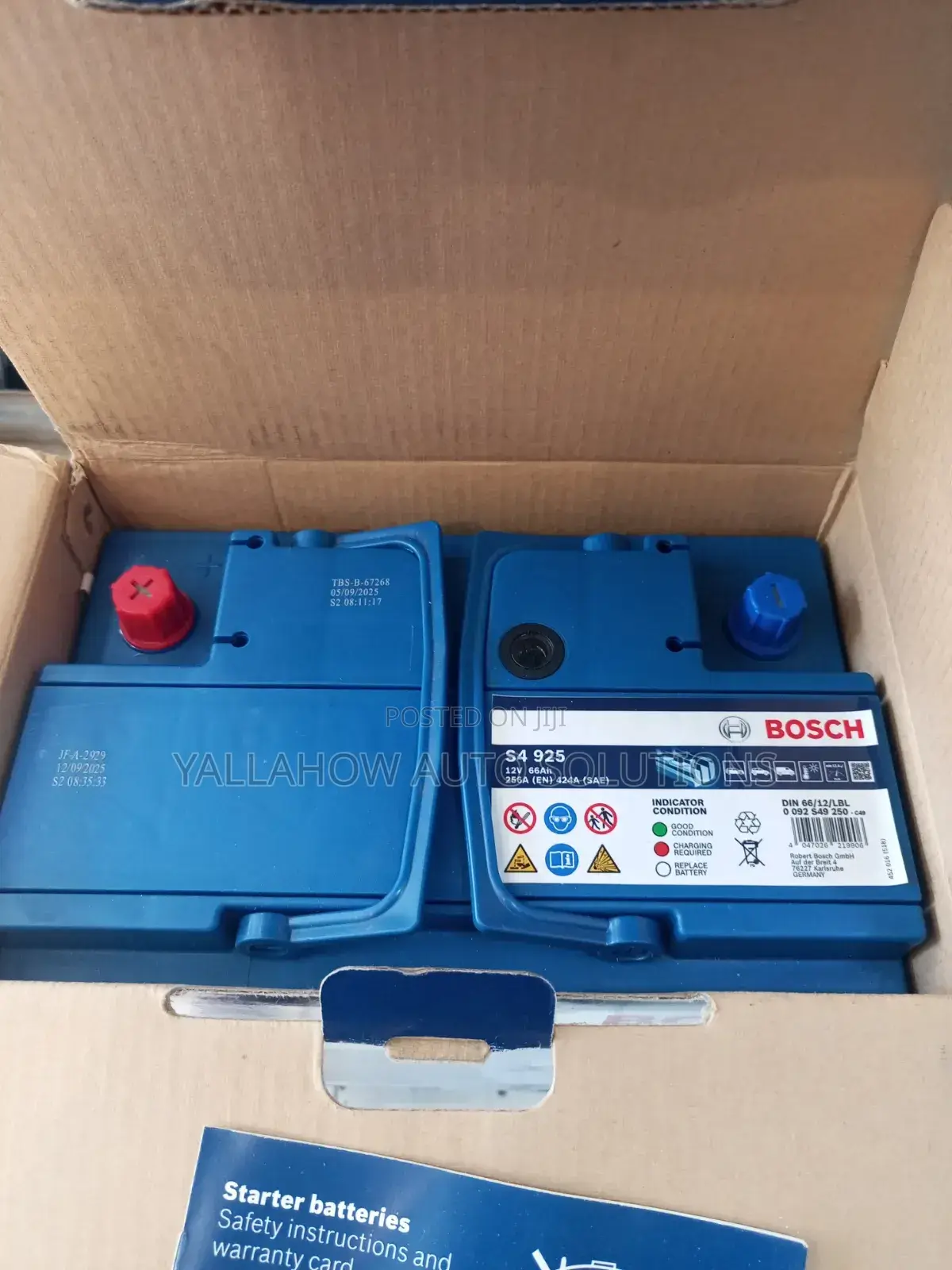 Bosch Din66 Car Battery | High Performance Maintenance-Free Battery.