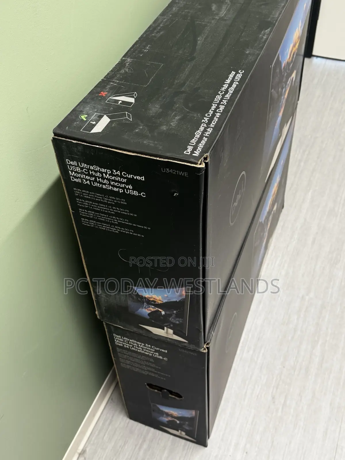 Dell 34" Ultrasharp U3421we Curved Widescreen 3440 X 1440 Usb-C 21:9