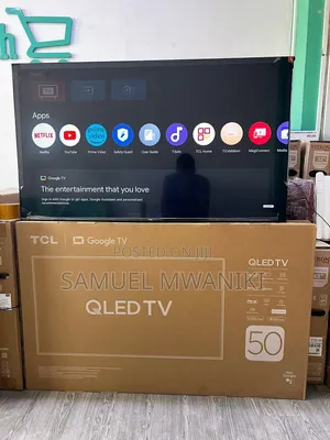TCL 50" Qled Uhd Smart Google Tv T6d Frameless Screen (2026)