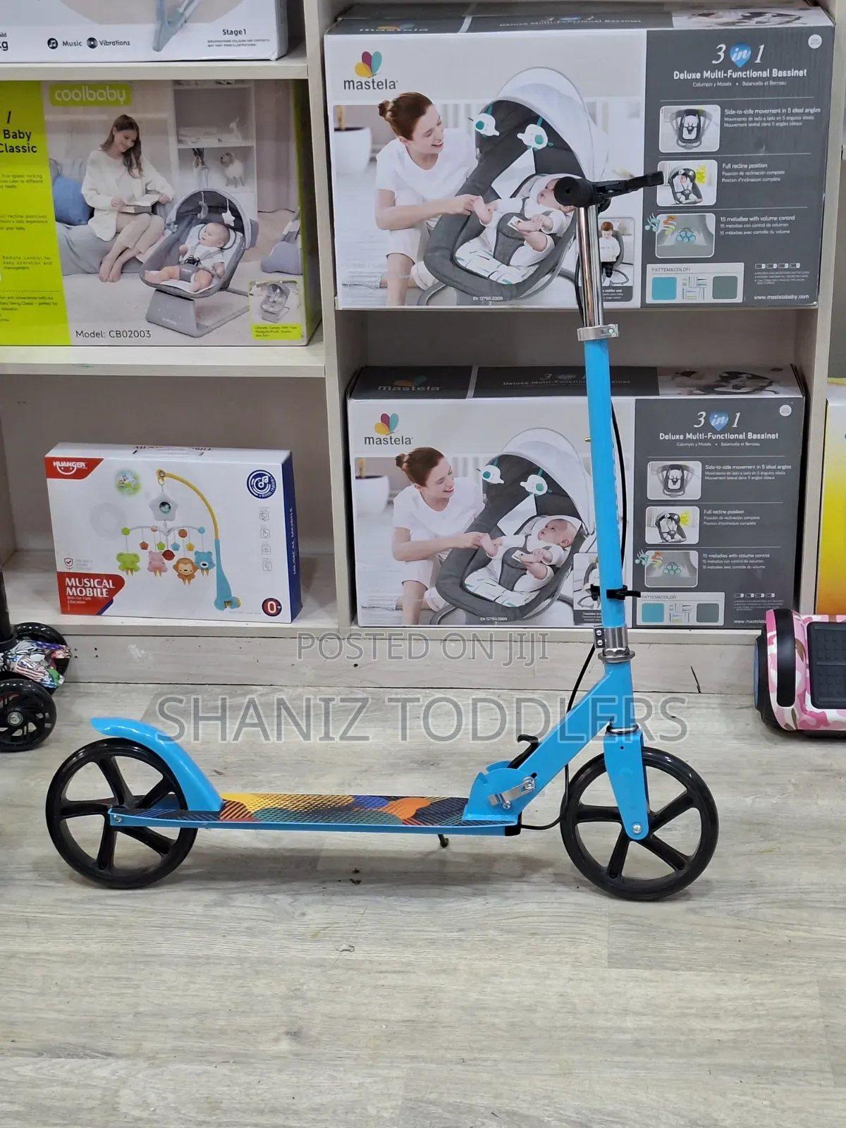 Foldable Strong Kids Metallic Scooter