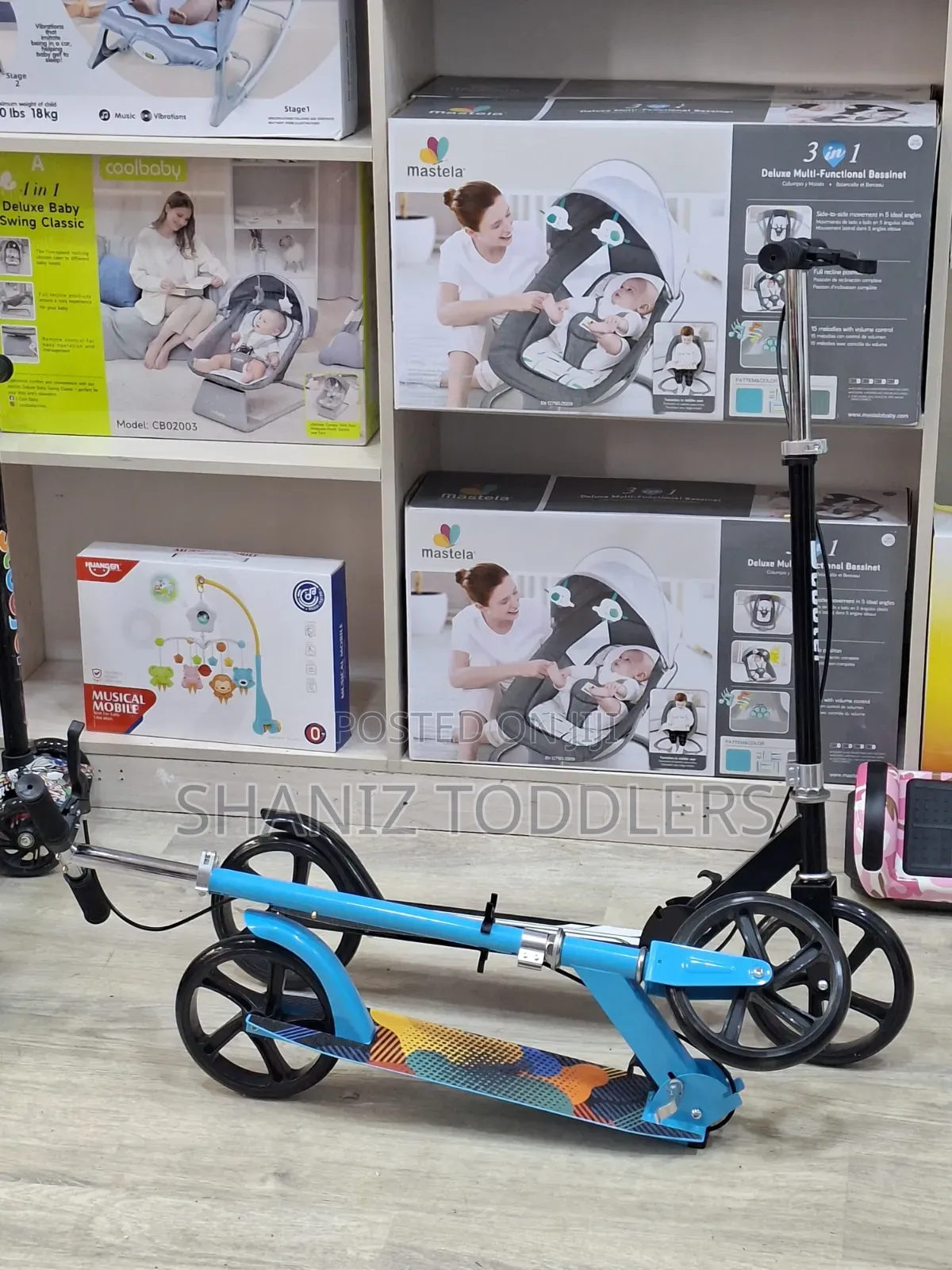 Foldable Strong Kids Metallic Scooter