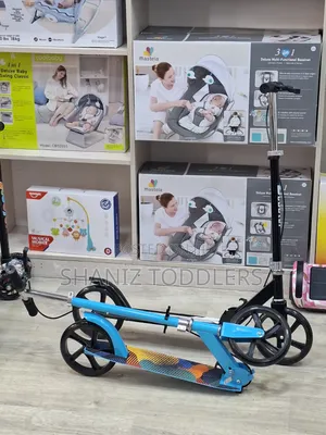 Foldable Strong Kids Metallic Scooter