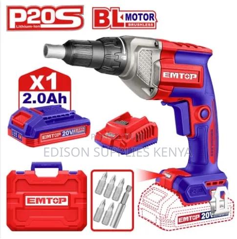 Cordless Drywall Screwdriver 1/4 20v Emtop Ecdsl204281 - main view