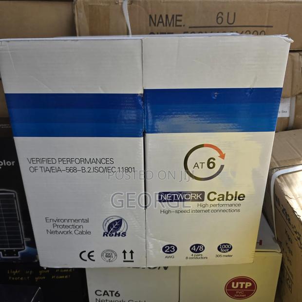 Glink Indoor Cat6 Cable 305m High Speed Network Cable