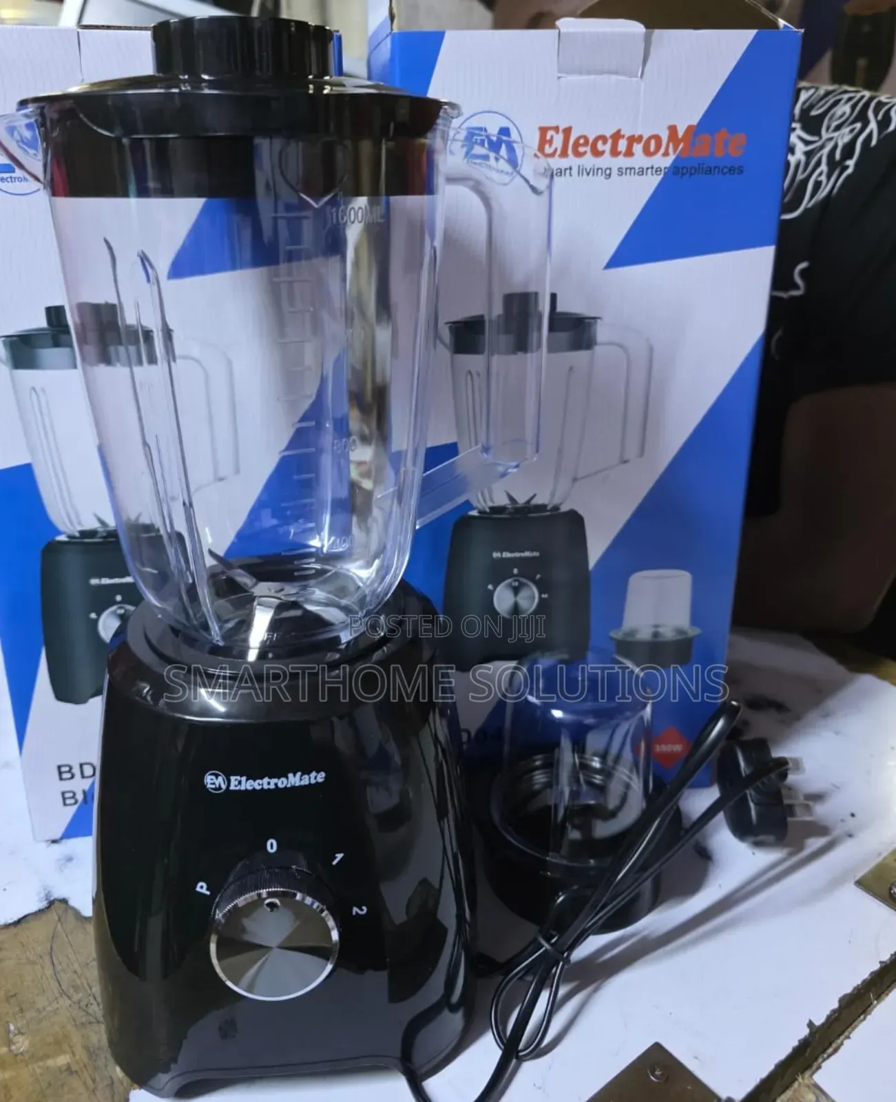 2-in-1 Em Electromate Blender-Grinder - 2 Speed Settings