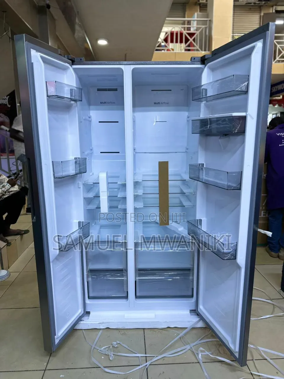 Hisense Side by Side 541l Fridge No Frost + 2 Liters Water Dispenser