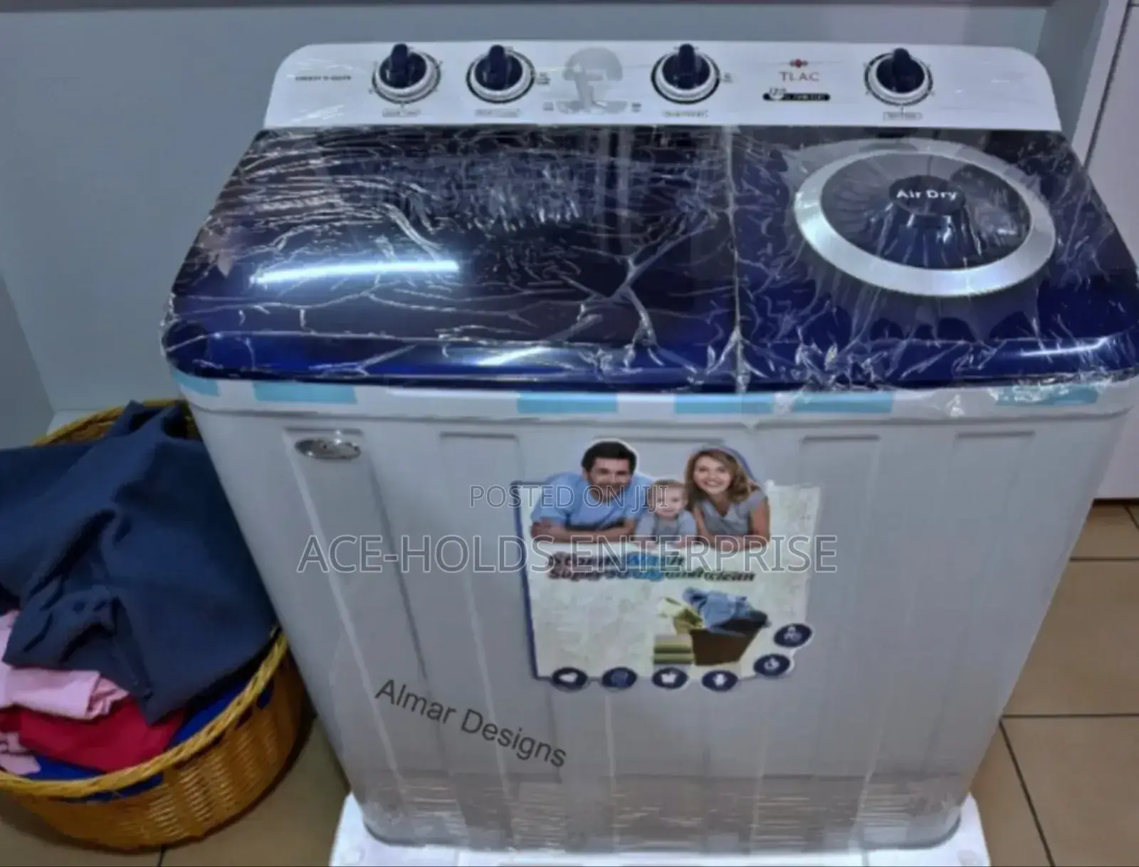Tlac TWM-1201 12kgs Twin Tub Semi-Automatic Washing Machine