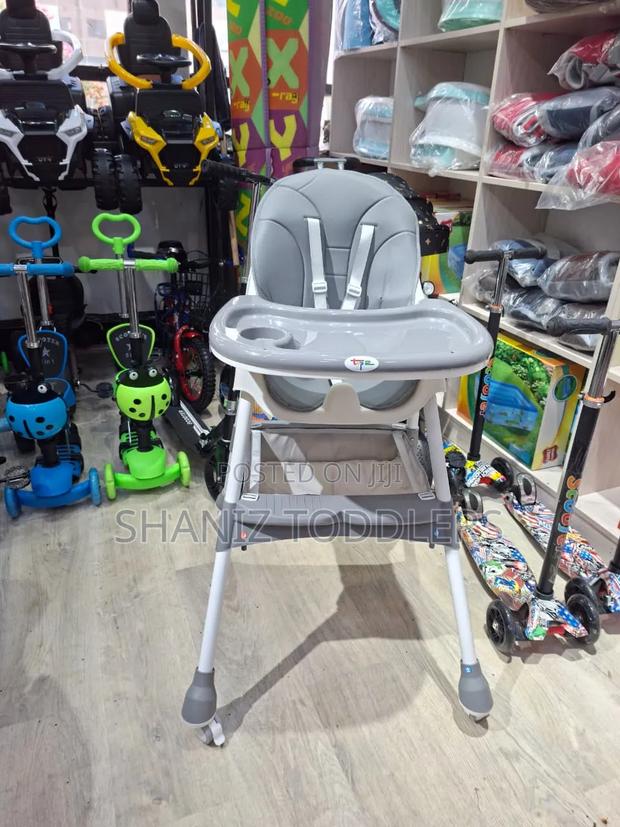 Grey / Beige Weaning Chair - main view
