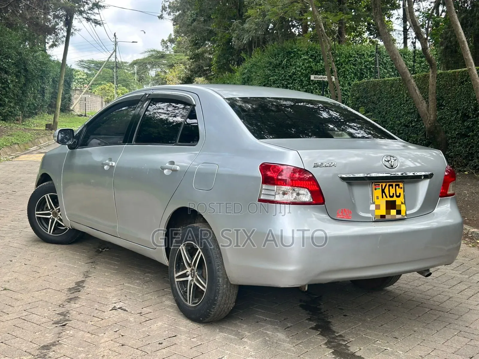 Toyota Belta 2008 Silver
