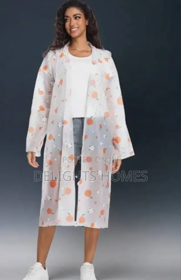 Full Print/ Floral Rain Coats