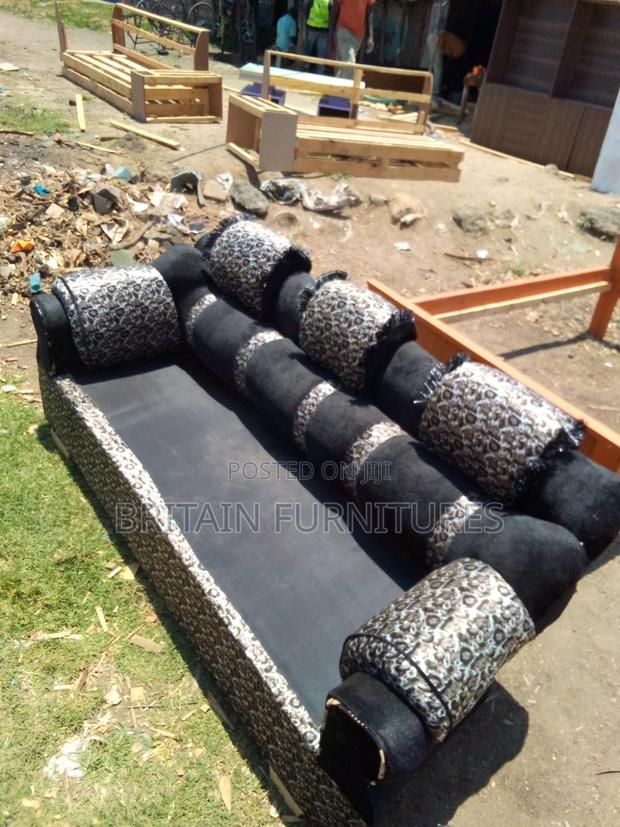 Black Permanent Sofa Seat