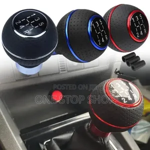 Circular Shape 5 Speed Classy Look Gear Shift Knob