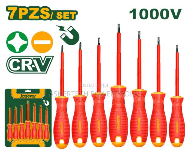 Jadever Jdss7407 7 PCS Insulated Screwdriver Set